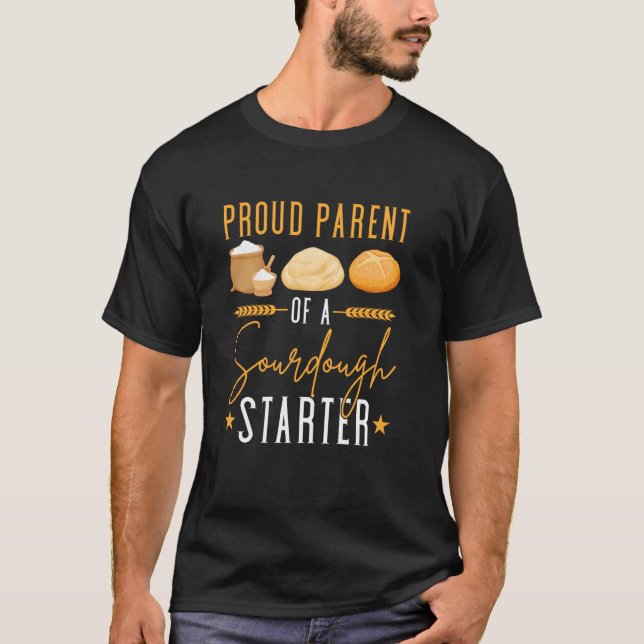 Surdeg Bröd Bakning Bagare Surdeg Startkultur T Shirt (Framsida)