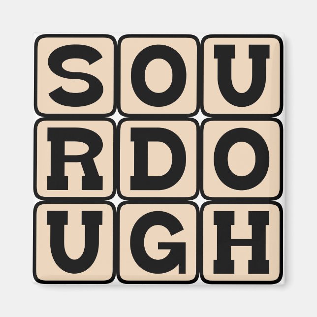 Surdeg, San Francisco-bröd Magnet (Framsidan)