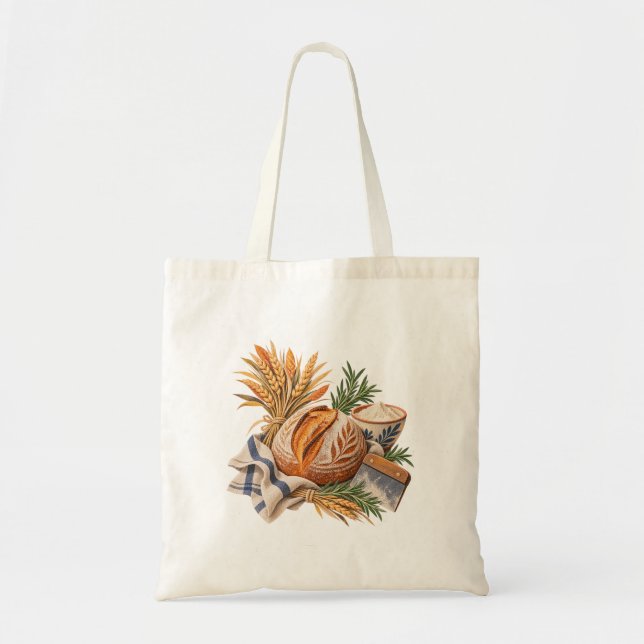Surdegsbageri Stilleben Canvas Tote Bag Tygkasse (Framsidan)