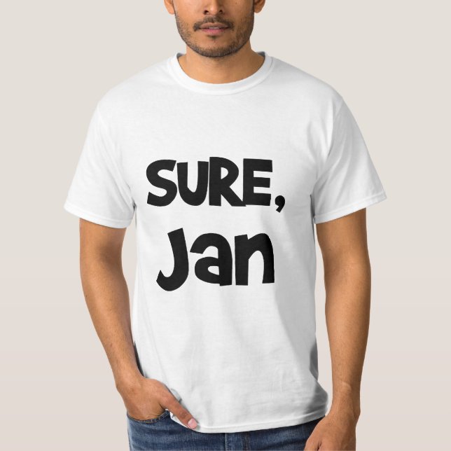 Sure Jan T-tröja T Shirt (Framsida)