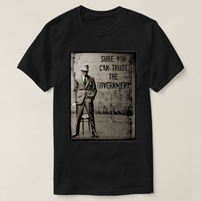 SuRe kan du lita på den regerings- T-tröja Tee (Design framsida)