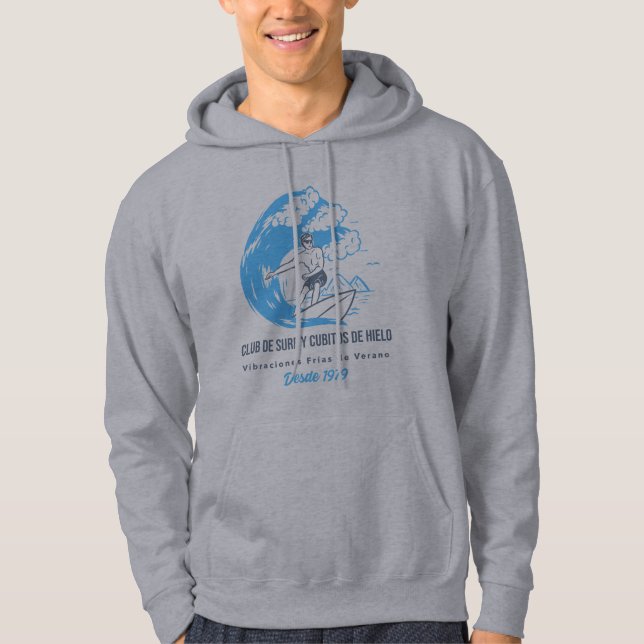 Surf and Ice Cube Club Hoodie (Framsida)