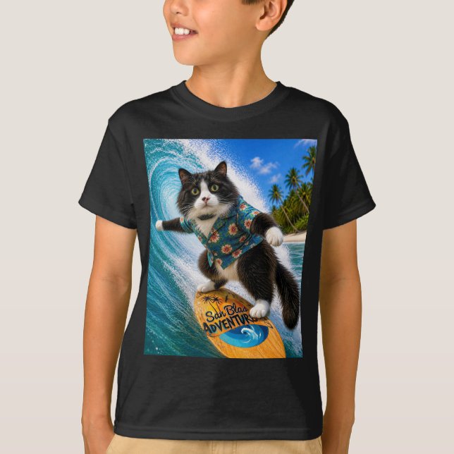 Surf är på ingång  t shirt (Framsida)