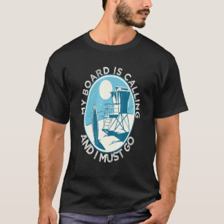 Surf Citat Ungdom Retro Surfare Solnedgång T Shirt