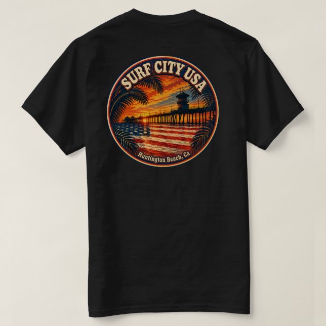 SURF CITY USA  T SHIRT (Design baksida)
