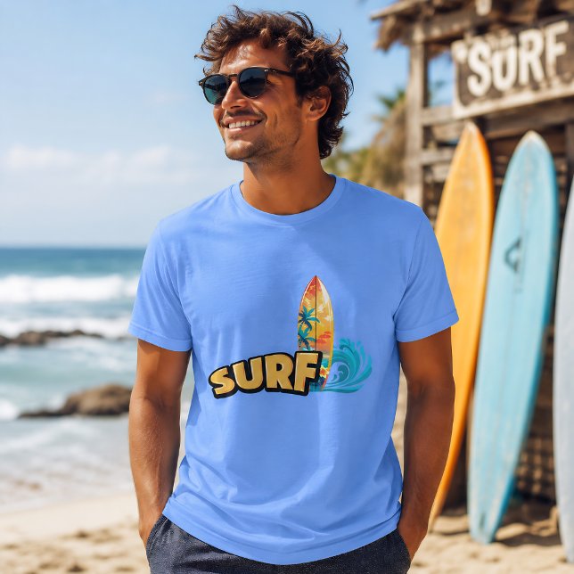  Surf Cool Beach Surf  T Shirt (Skapare uppladdad)