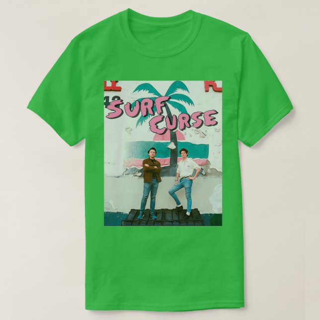 Surf curse oil painting design t shirt (Design framsida)