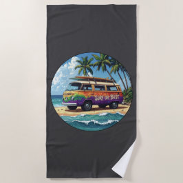 Surf eller ingenting | Groovy Retro Hippie Surfarb