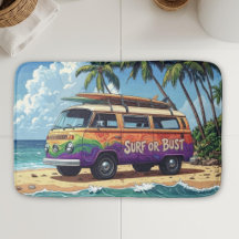 Surf eller ingenting Groovy Retro Hippie Surfare S