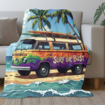 Surf eller ingenting Groovy Retro Hippie Surfare S