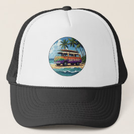 Surf eller ingenting Groovy Retro Hippie Surfare S Keps