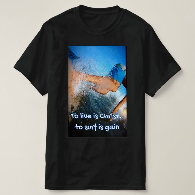 Surf for Christ T-shirt (Design framsida)