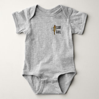 SURF GIRL BABY BODY T SHIRT