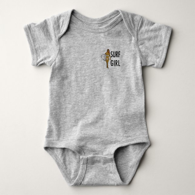 SURF GIRL BABY BODY T SHIRT (Framsida)
