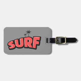 Surf, just surf. In red and gray Bagagebricka