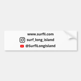Surf Long Island Bilsticker Bildekal