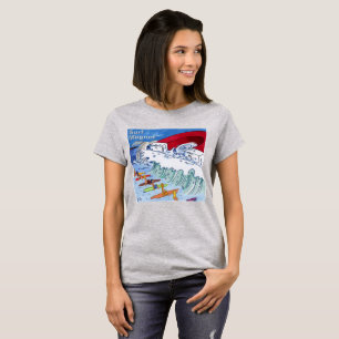 Surf Magnet damgrå T-shirt