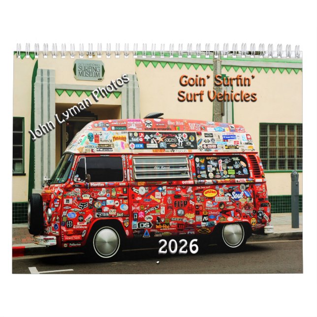 Surf Mobiles 2026 Calendar Kalender (Omslag)