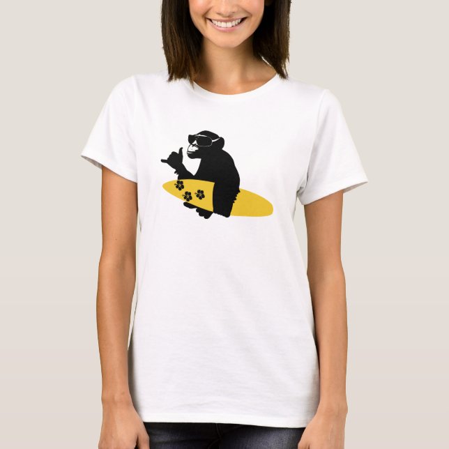 surf monkey t-shirt (Framsida)