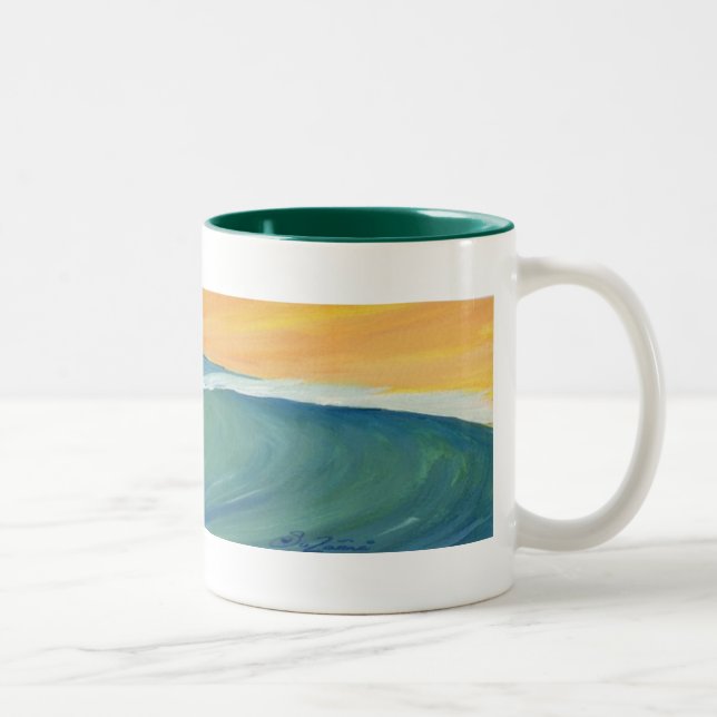 surf-mugg Två-Tonad mugg (Höger)