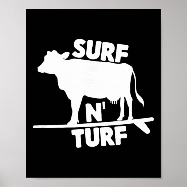 Surf N' Turf Ko Surfing  Poster (Framsidan)