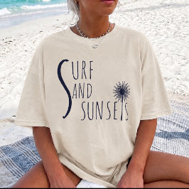Surf och solnedgångar Beach Vibes T-Shirt