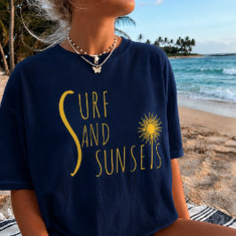 Surf och solnedgångar Beach Vibes T-Shirt