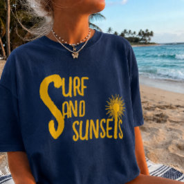 Surf och solnedgångar Beach Vibes T-Shirt