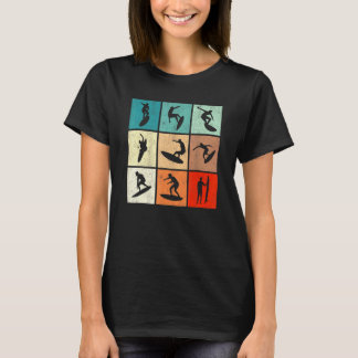 Surf Retro Surfing Vintage Surfare Surfar T Shirt