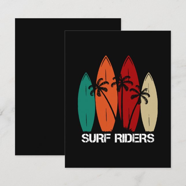 Surf Riders Tilläggskort (Fram/baksida)