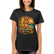 Surf Shack Surfar Pin-Up | Rid Vågorna Strand