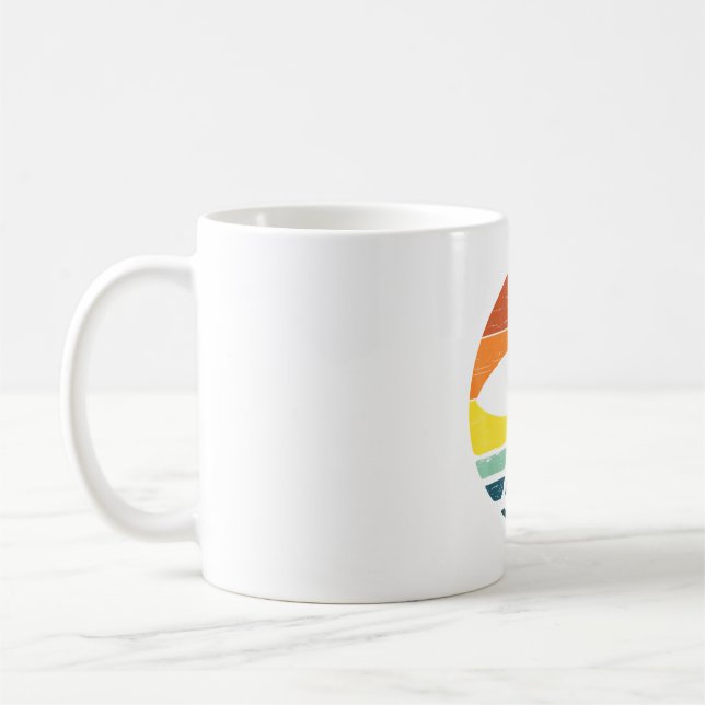 Surf Surfer Surfing Kaffemugg (Vänster)