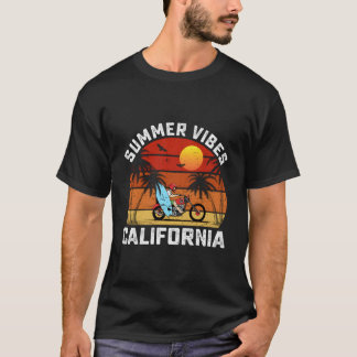 Surf Surfing Strand Sommar Kalifornien T Shirt