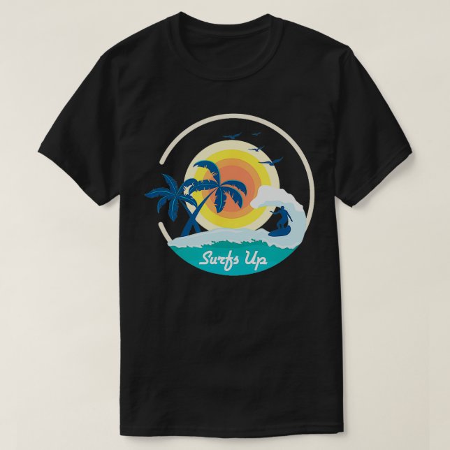 Surf Up Tshirt T Shirt (Design framsida)