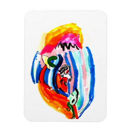 Surf upp sommaren magnet