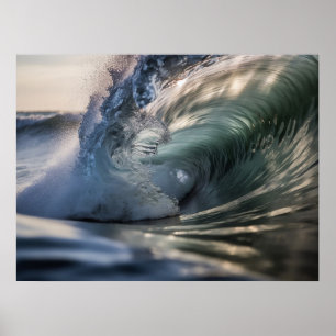 Surf våg ocean poster