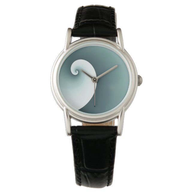 Surf våg Teal Armbandsur (Framsida)