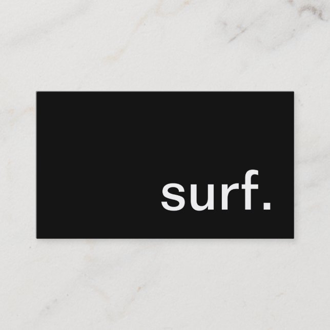 surf. visitkort (Framsida)