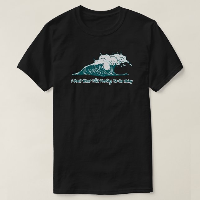Surf Wave T-Shirt | Jag Vill Inte Ha Känslan (Design framsida)
