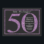 Surfa 70:e födelsedagsinbjudningen Lila Glitter Inbjudningar<br><div class="desc">50:e födelsedagsinbjudan. Svarta och Lila Glitter Födelsedagsfest Inbjudan med bakgrunden till kritan. Överraskad födelsedag. Vuxen födelsedag. Manar eller Kvinnor Bday Bash Party.
Om du vill göra ytterligare anpassningar klickar du på knappen Anpassa och användor verktygen som är utformat för att ändra mallen.</div>