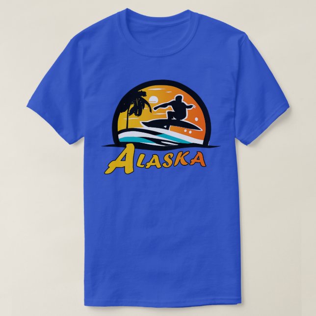 Surfa Alaska TShirt T Shirt (Design framsida)