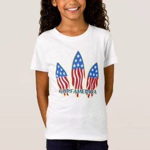 Surfa America Girls T-shirts