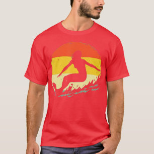 Surfa Art for Women Girls Beach Surfer Hawaiian Wa T Shirt