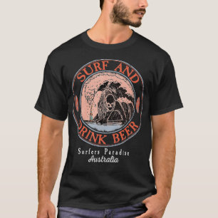 Surfa Australien I Australien Surfer Retro I Surfe T Shirt
