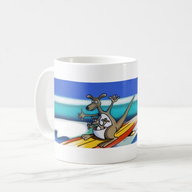 Surfa Australien mugg (Framsida vänster)