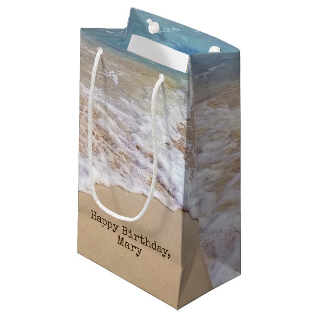 surfa av tropisk strand på sand (Framsidan Vinklad)