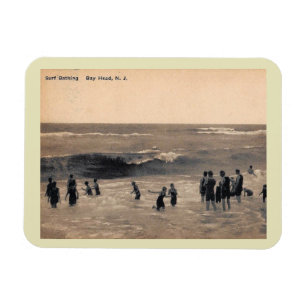 Surfa Bathing, Bay Head NJ, Vintage Magnet