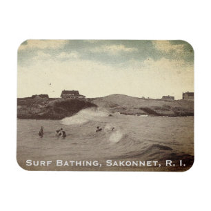 Surfa Bathing, Sakonnet - Little Compton, RI Magnet