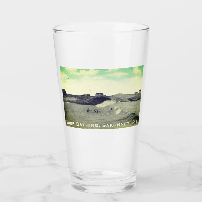Surfa Bathing, Warren's Point Beach, Little Compto Glaskopp (Framsida)
