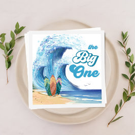 Surfa Beach Födelsedagsfest Napkins Pappersservett